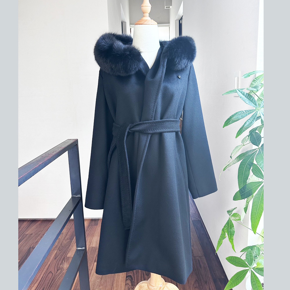 Max Mara STUDIO ヴァージンウールコートSASKIA DIEZ/サスキア