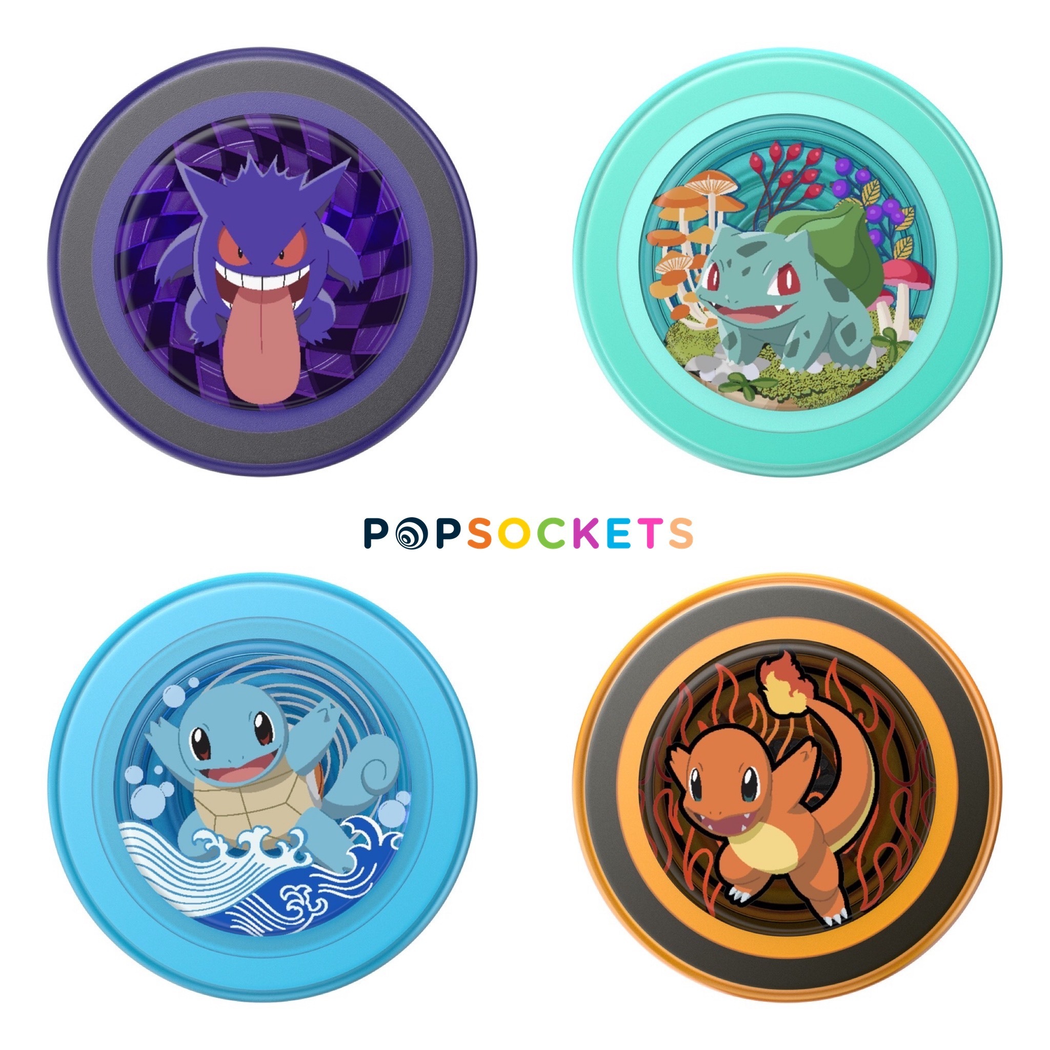 ☆POPSOCKETS☆ポケモン マグセーフ対応スマホグリップ 4種類