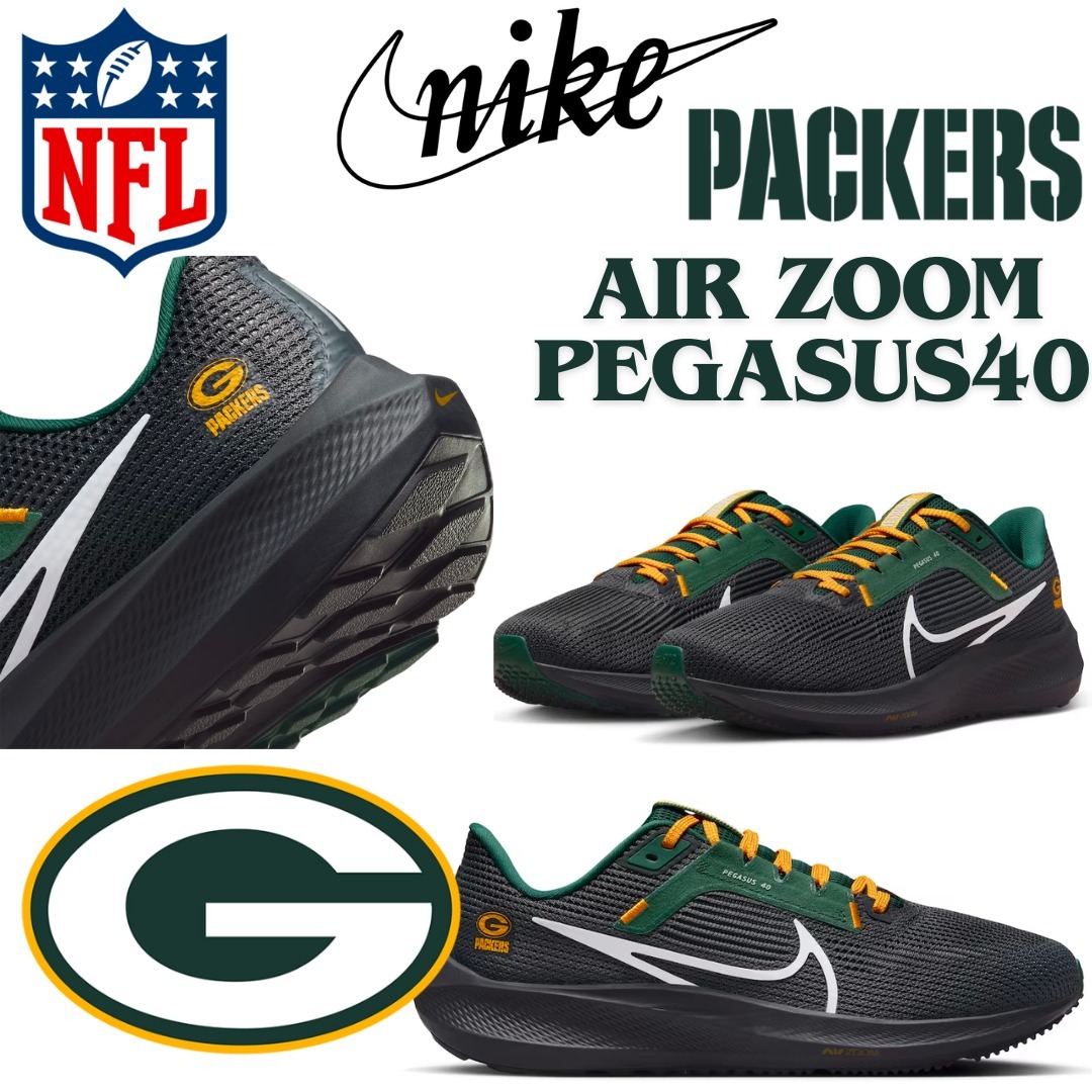 【US限定】NIKE NFL Green bay Packers Air Zoom Pegasus40
