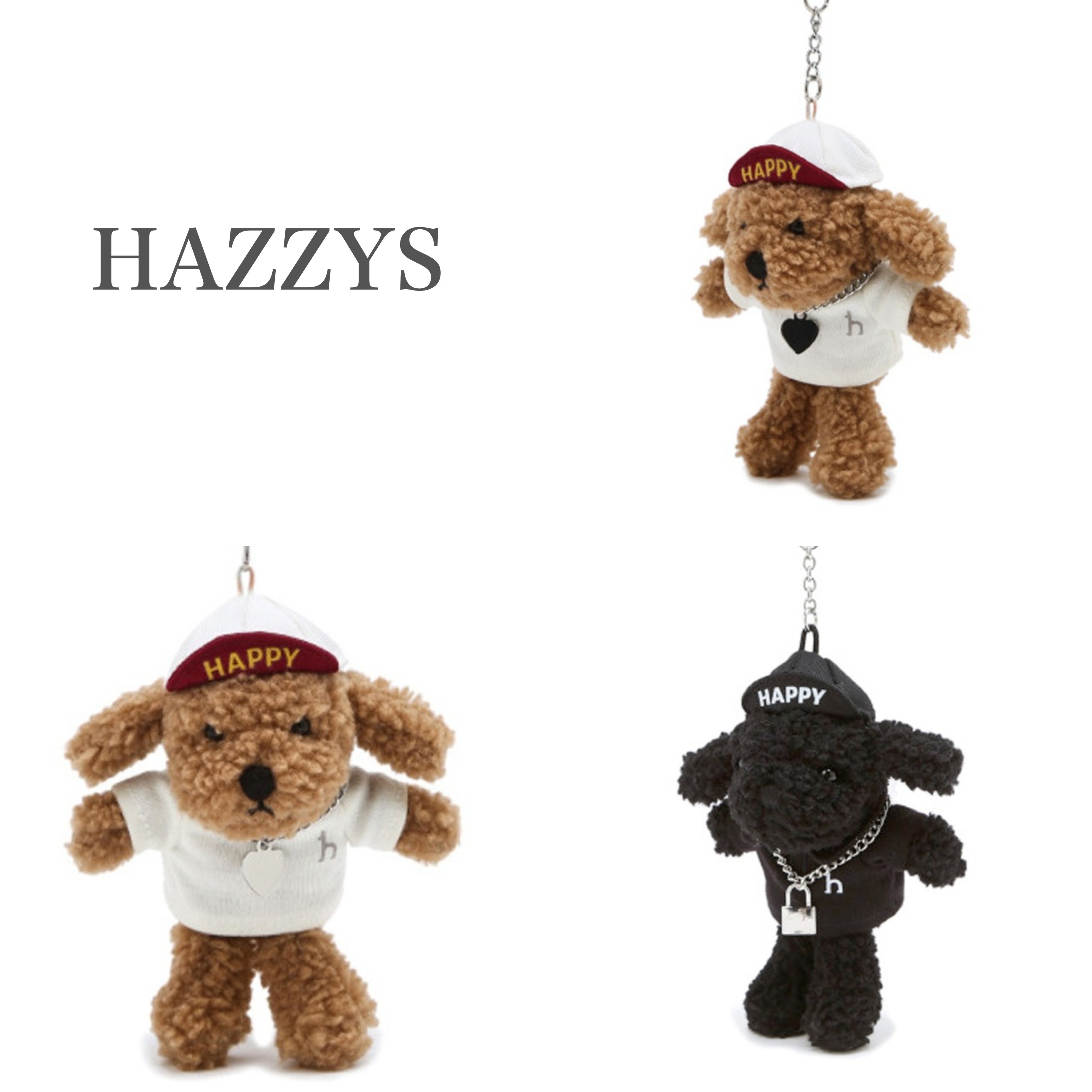 【HAZZYS】PUPPY 子犬キーリング