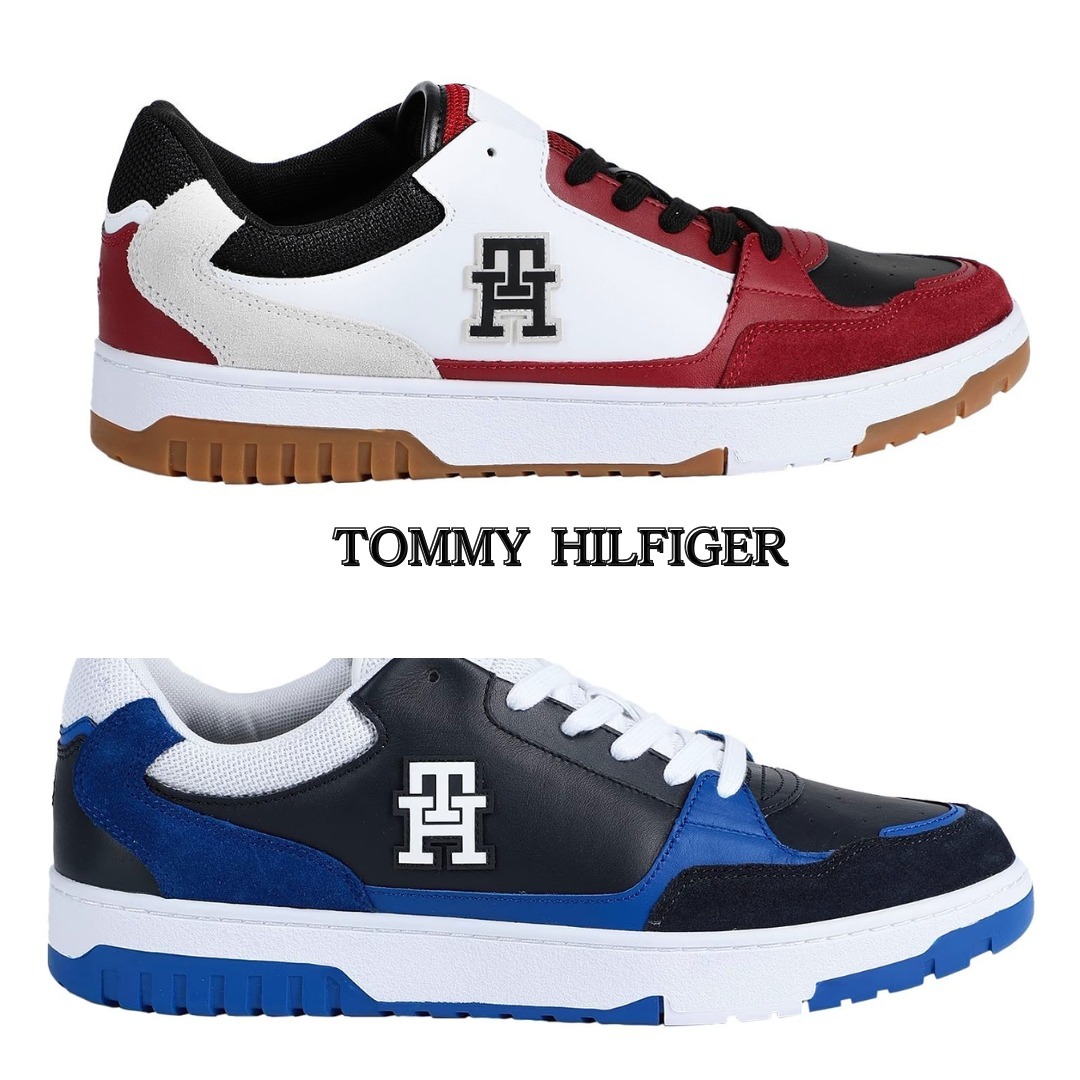 ◆Hilfiger◆ レザー バスケットスニーカー