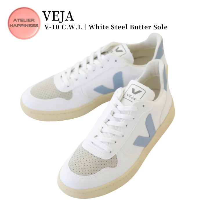 【VEJA】V-10 C.W.L｜White Steel Butter Sole