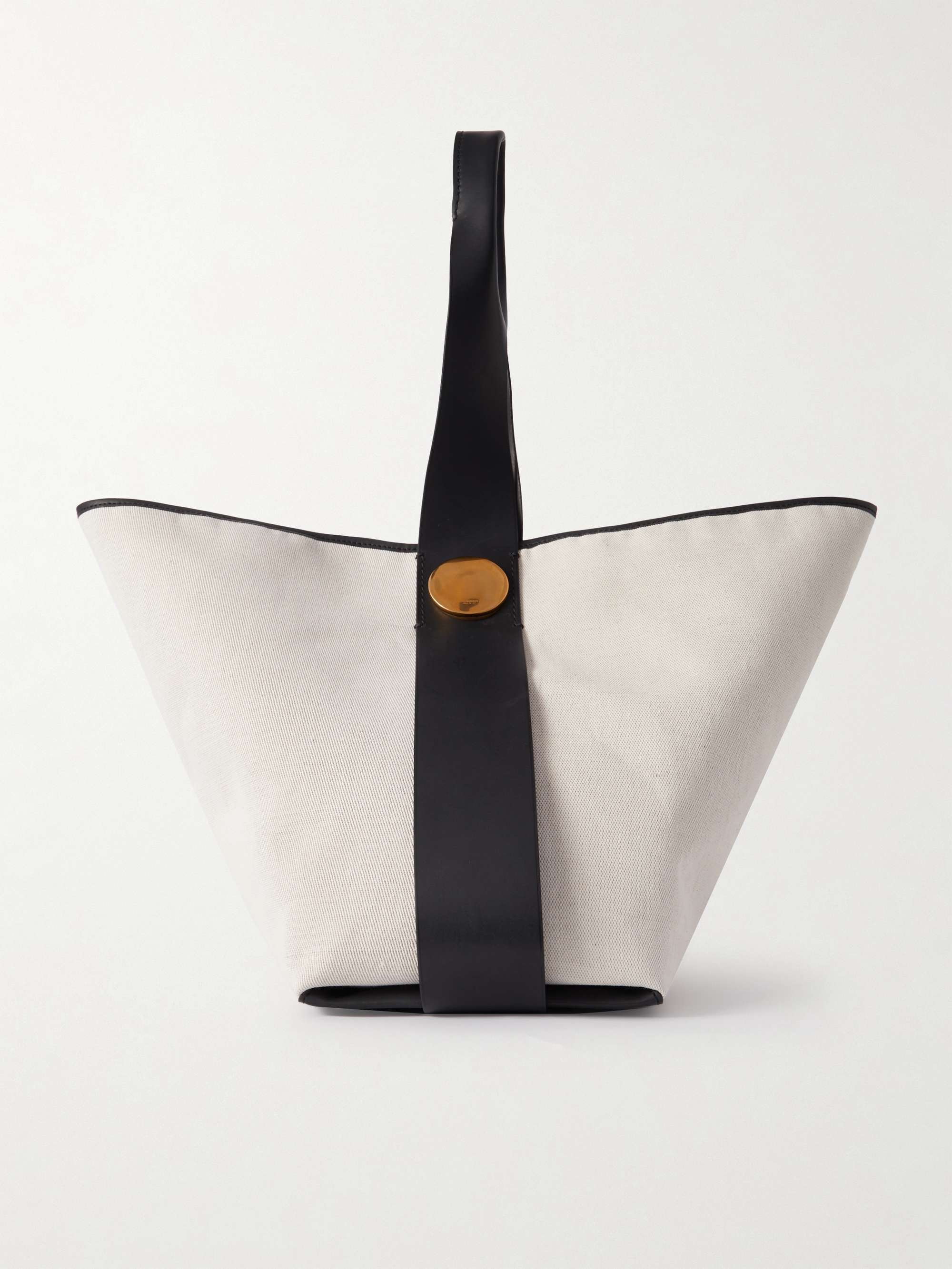 「JIL SANDER」TWISTED HOBO キャンバス トートバッグ