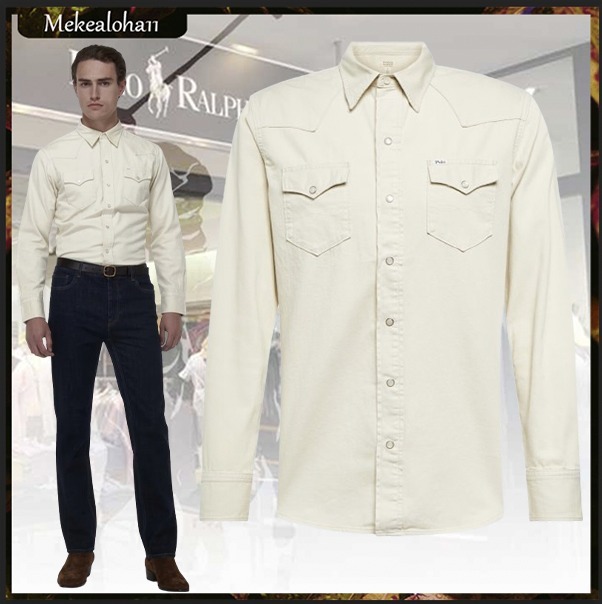 Polo Ralph Lauren☆コットンギャバジンシャツ 関税送料込み