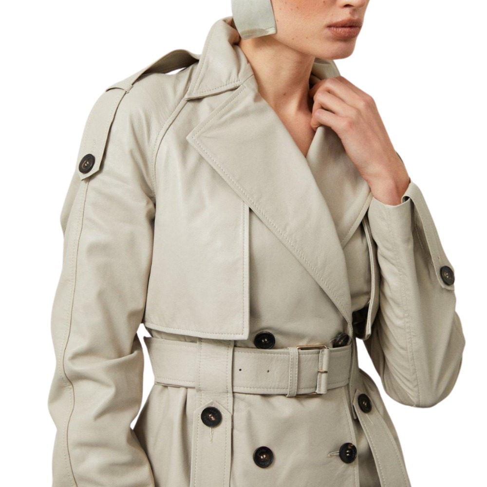 KAREN MILLEN テーラード ベルト付き トレンチコート KAREN MILLEN ベルト付き テーラード トレンチ コート (Karen