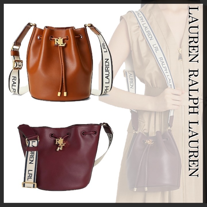 ◆RALPH LAUREN ラルフローレン◆レザー 巾着 ショルダーバッグ