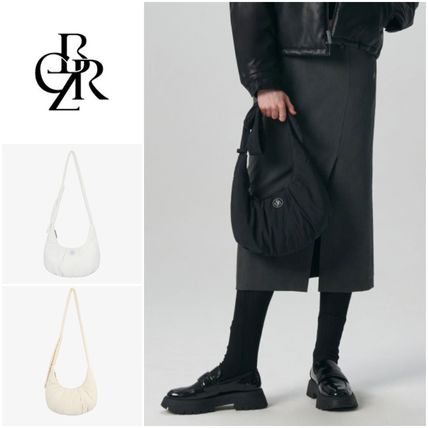 ショルダーバッグ・ポシェット Citybreeze City Drawstring Mesh Cross RM5B0078 CITYBREEZE】☆韓国☆人気☆CIRCLE LOGO PADDING HOBO BAG