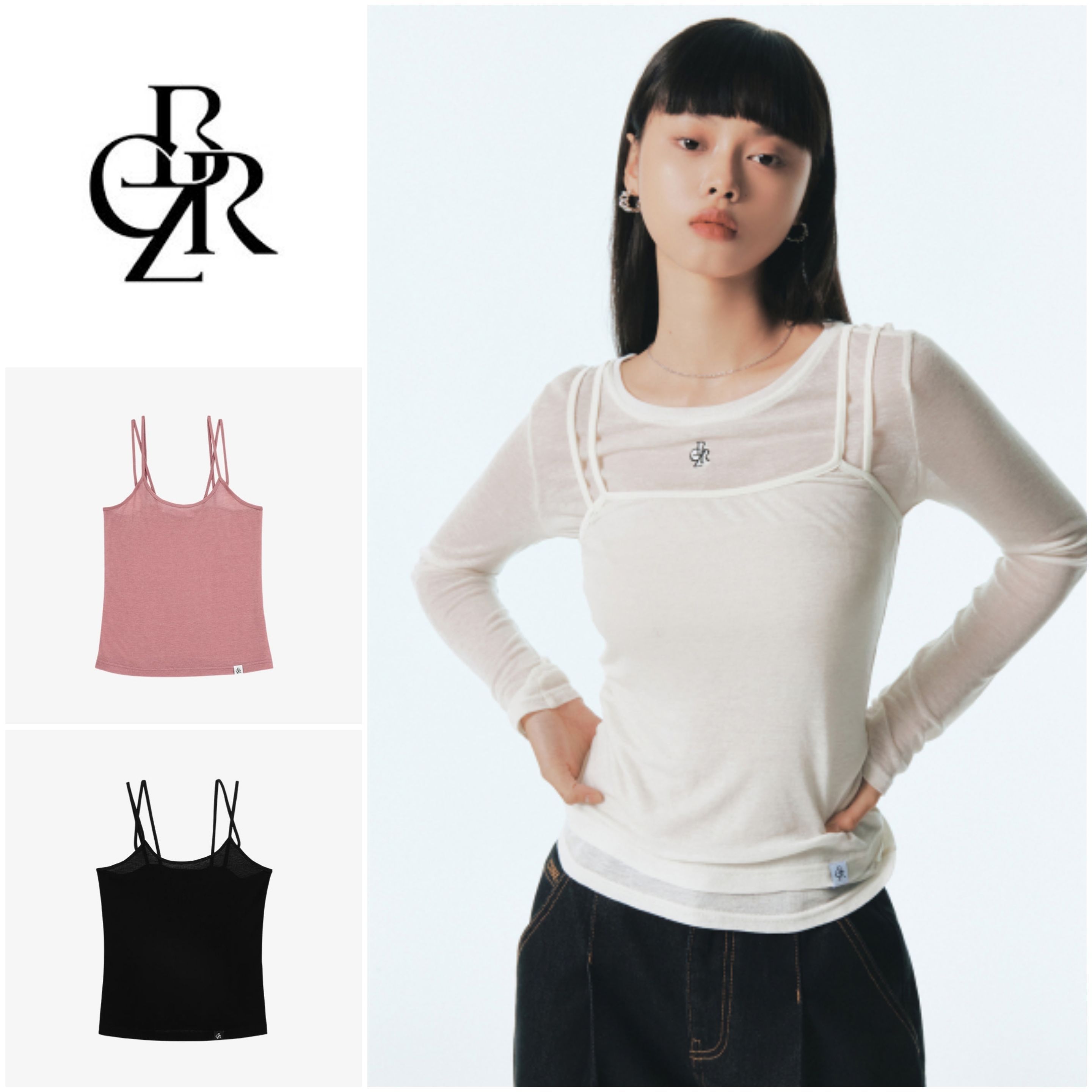 さらに100円引き◆citybreeze◆WOOL TENCEL LAYERED TOP