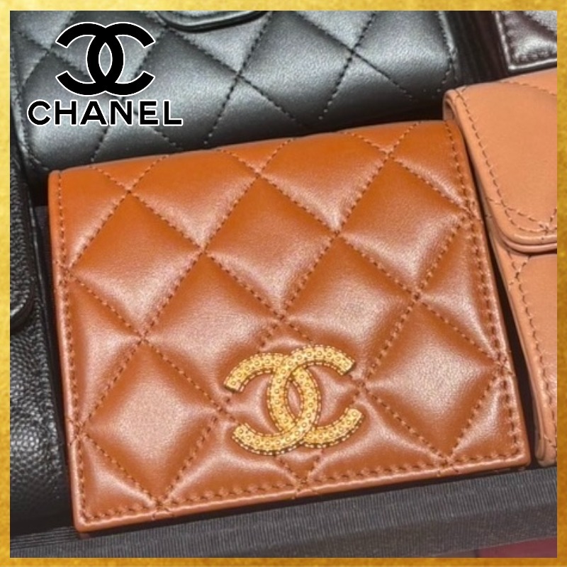【希少カラー☆ギフトに】CHANEL スモール フラップ ウォレット