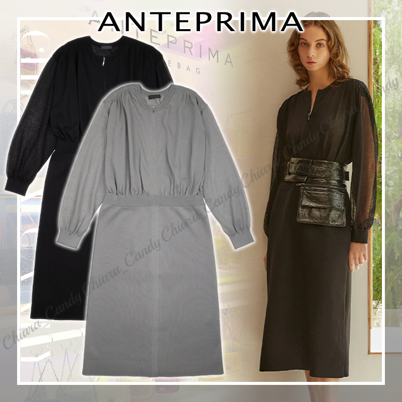 【24SS NEW】ANTEPRIMA_women / ギャザー入り ワンピース / 2色