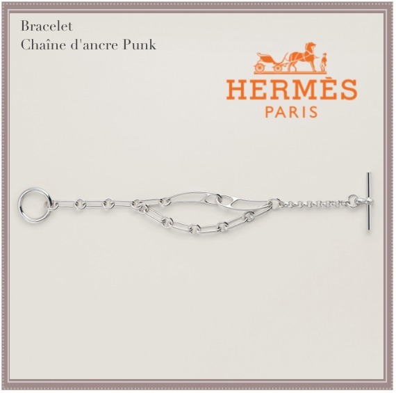 《HERMES》シェーヌダンクル ブレスレット/Chaine dancre Punk