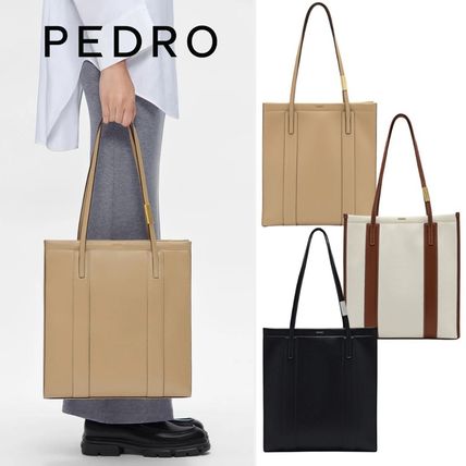 Pedro Totes Casual Style Unisex Canvas Street Style 2WAY 3WAY Plain