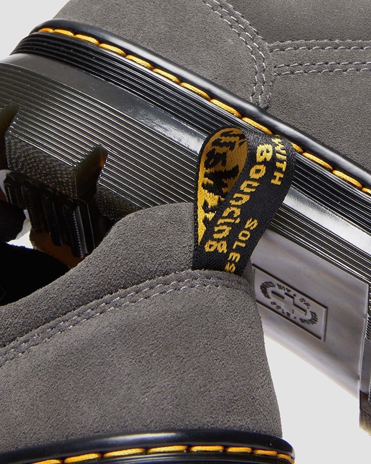 【Dr. Martens】REEDER スエード 5 タイ シューズ ガンメタル Dr Martens☆REEDER スエード 5 タイ シューズ☆兼用☆2色 (Dr