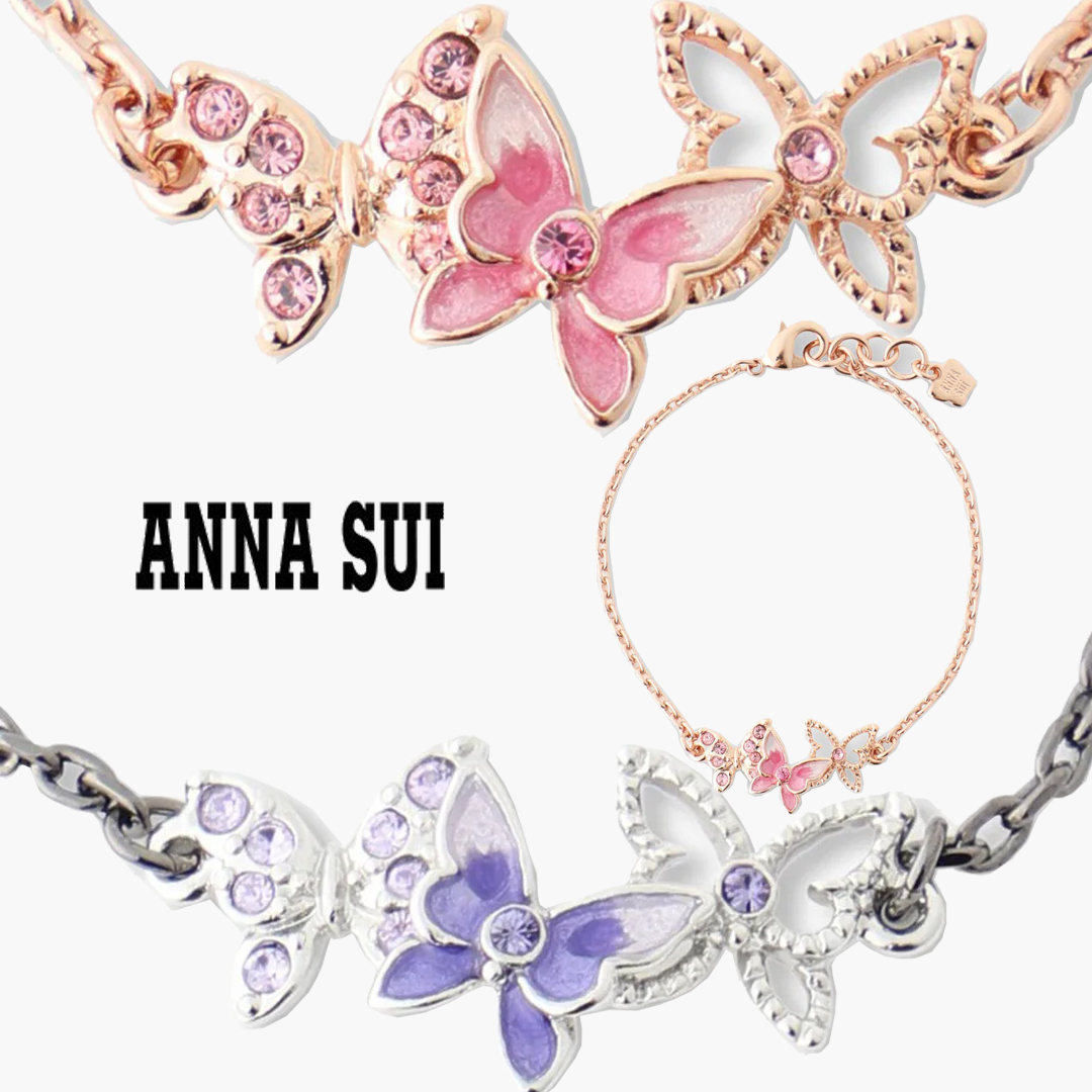 すぐ届く☆国内発送 ANNASUI(アナスイ)バタフライブレスレット