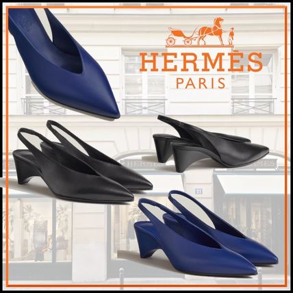 c 25.5cm HERMES(エルメス) パンプス(レディース) - 海外通販のBUYMA