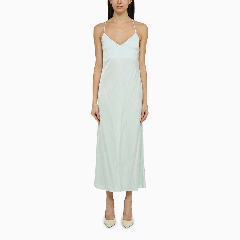 ワンピースその他 IVY OAK Noel light aqua satin dress