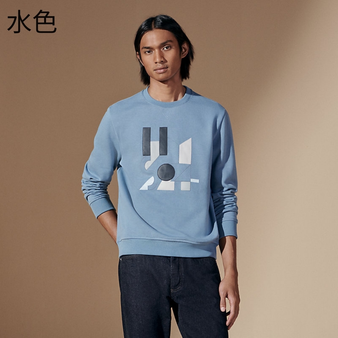 シンプルでオシャレ♪】HERMES クルーネック スウェット