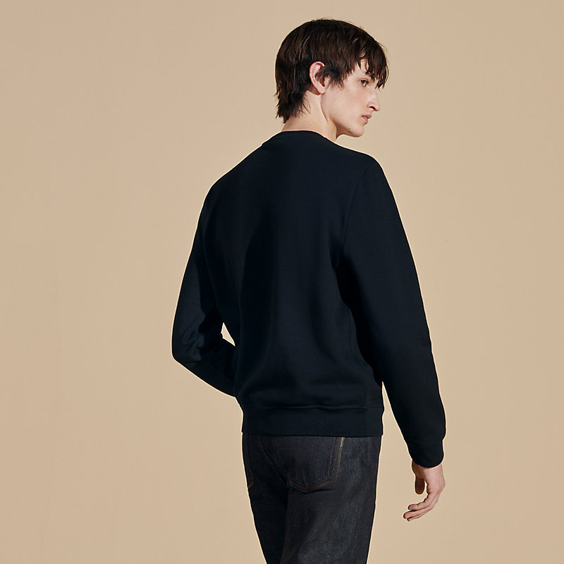 【シンプルでオシャレ♪】HERMES クルーネック スウェット シンプルでオシャレ♪】HERMES クルーネック スウェット