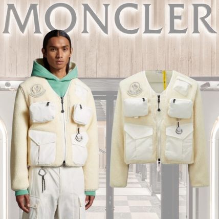 MONCLER Down Jackets Padded Teddy Cardigan