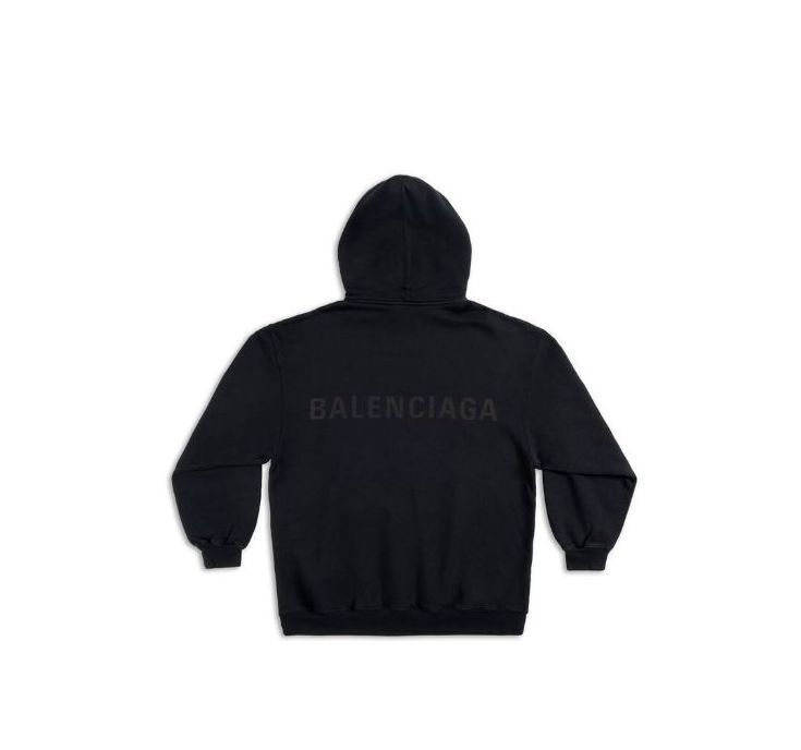 関税送料込◆BALENCIAGA◆前後手書き風ロゴ パーカーフーディ org.jpg