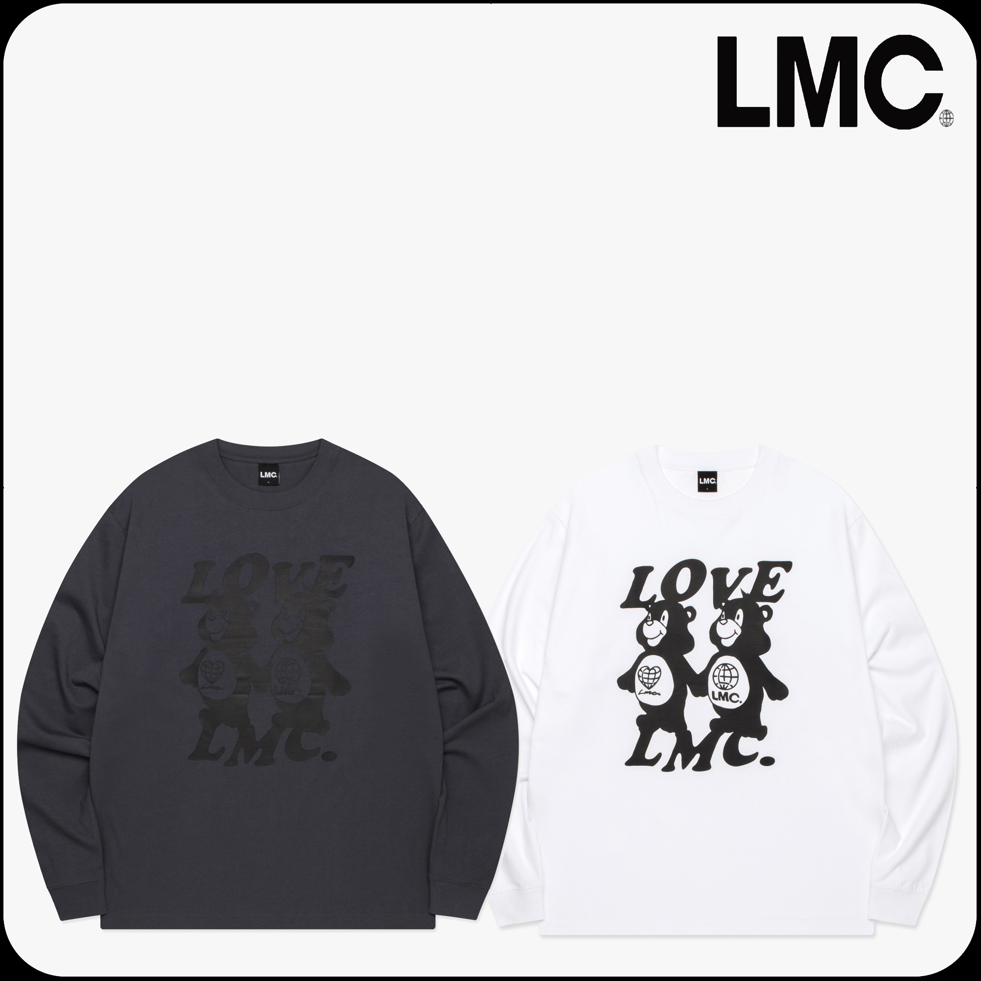 [ LMC]★TWO BEARS LONG SLV TEE