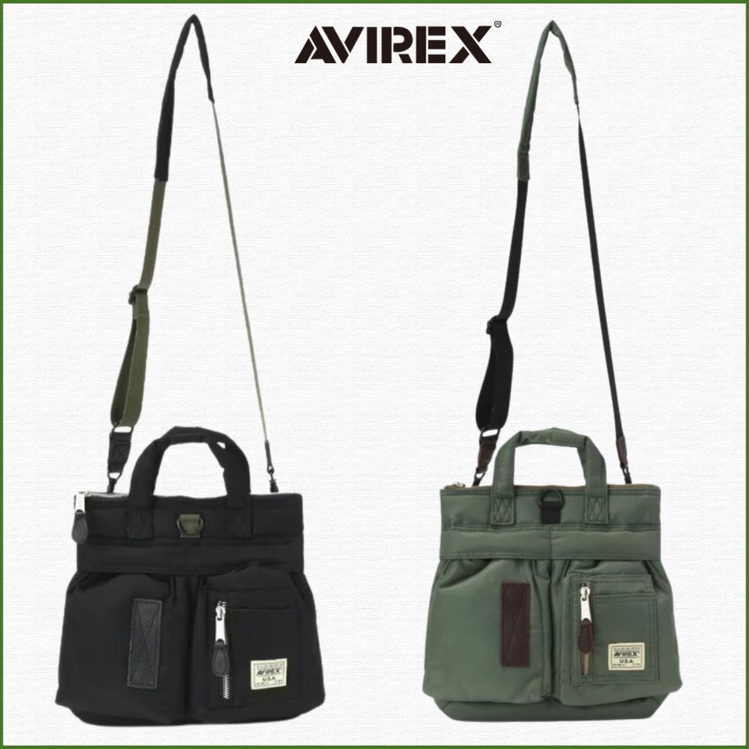 【AVIREX】FLIGHT NYLON SMALL HELMET BAG