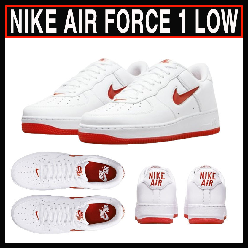 ☆NIKE☆ AIR FORCE 1 LOW COLOR OF THE MONTH WHITE RED