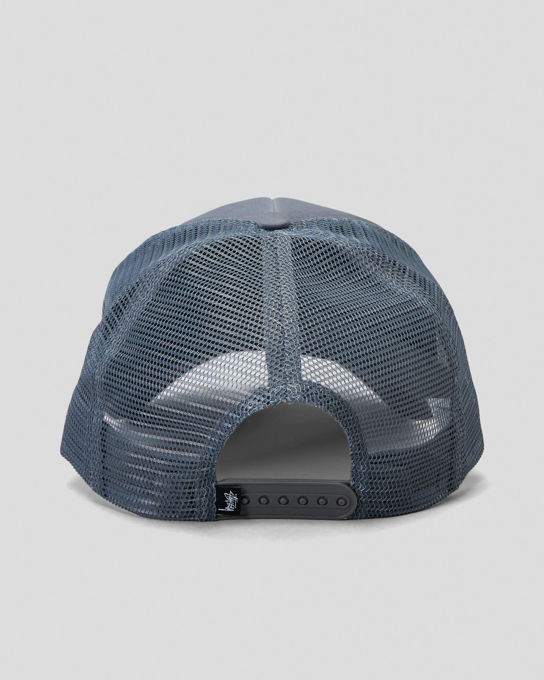 【STUSSY】Graffiti Trucker Cap -Dusty Grey- ロゴ キャップ