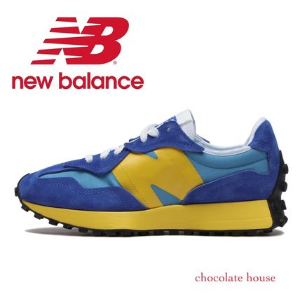 New Balance Sneakers Unisex Plain Leather Logo Sneakers