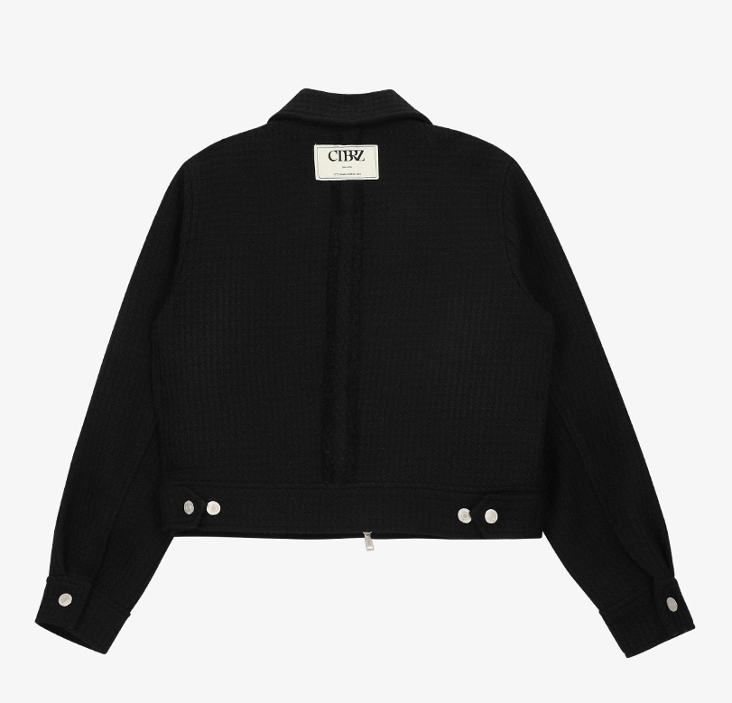 【CITY BREEZE】TWEED COLLAR ZIP-UP JACKET W Heather Block Full-Zip Wind Jacket – Golf Team Products
