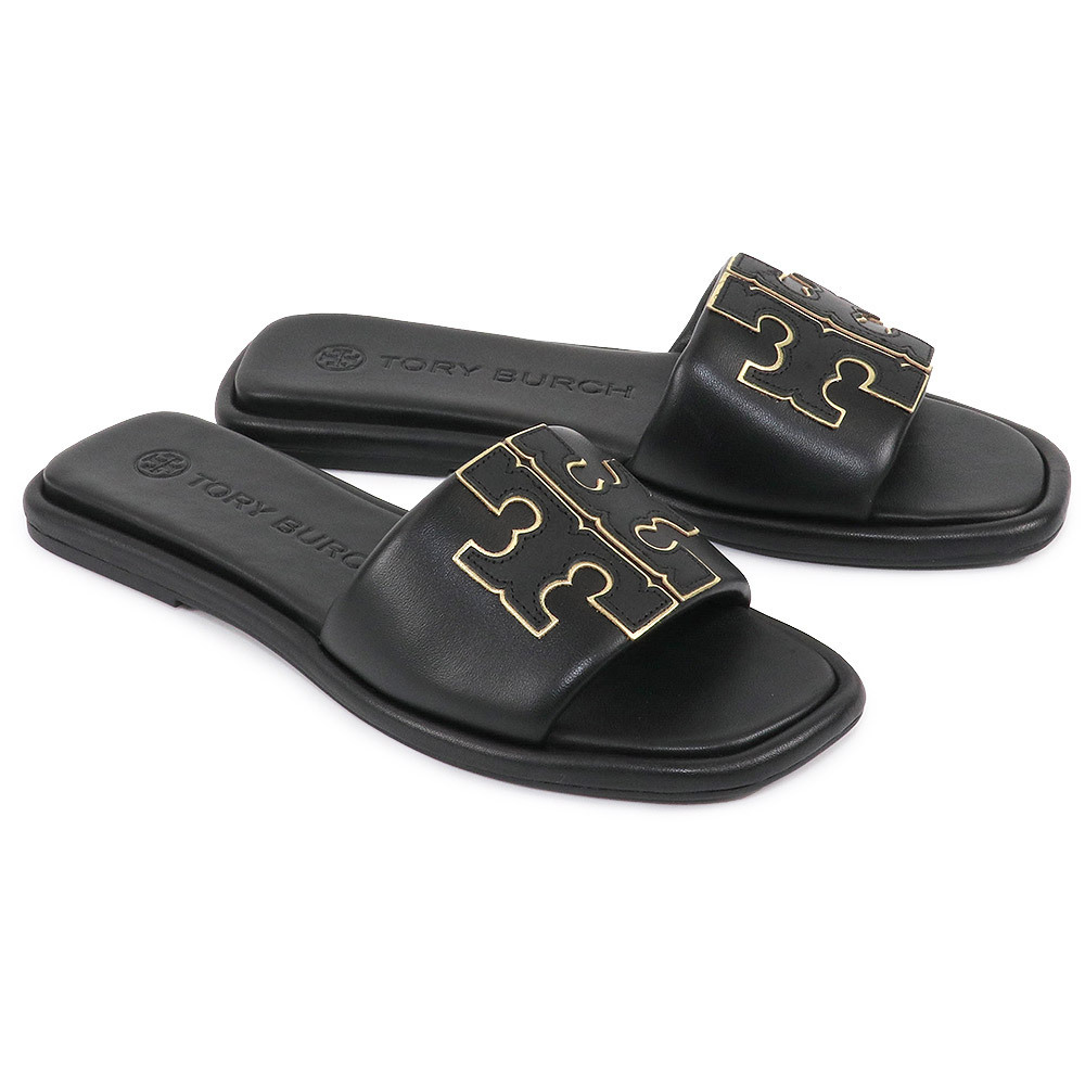 【国内即発】トリーバーチ DOUBLE T SPORT SLIDE 79985 013