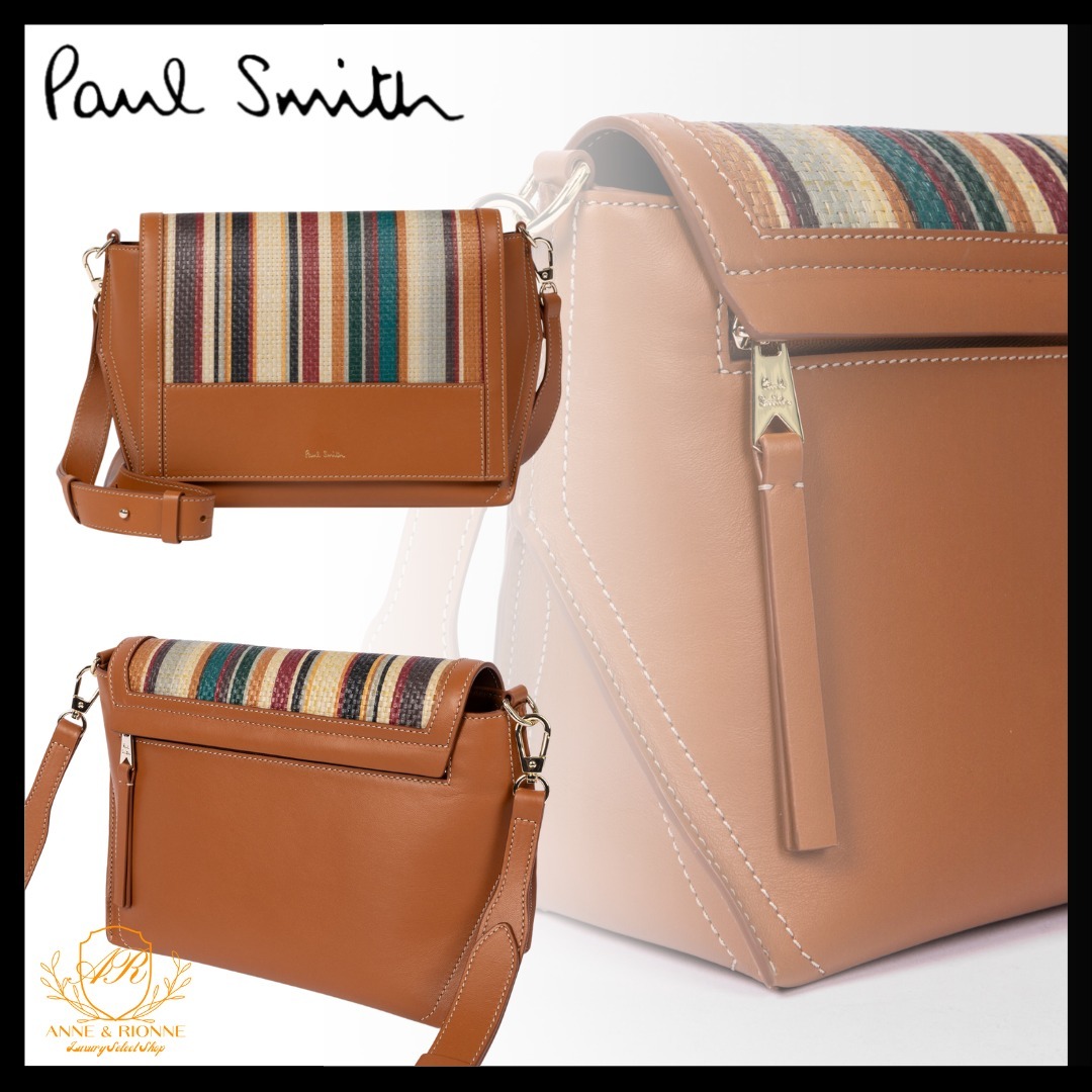 Paul Smith クロスボディバッグ シグネチャーストライプかわいい
