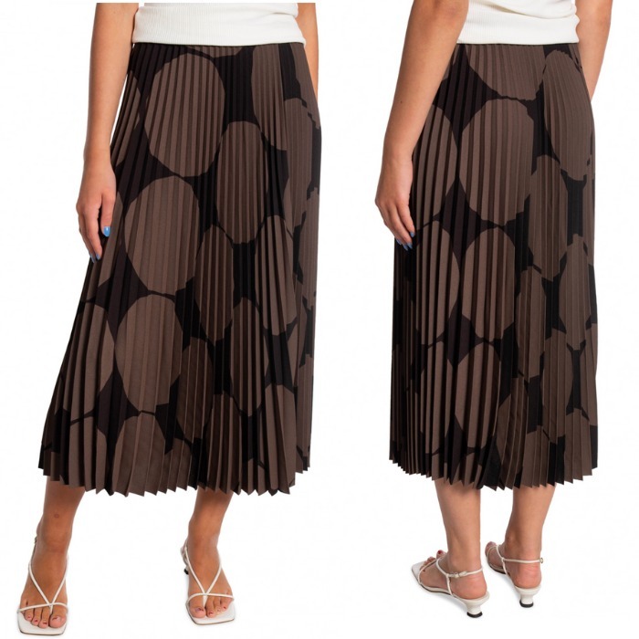 【marimekko】キリッキ キヴェット プリーツ スカート Aライン