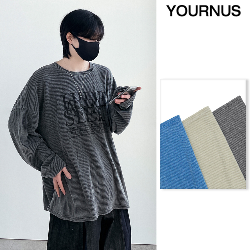【YOURNUS】Piggy Heidi Knit T-Shirt