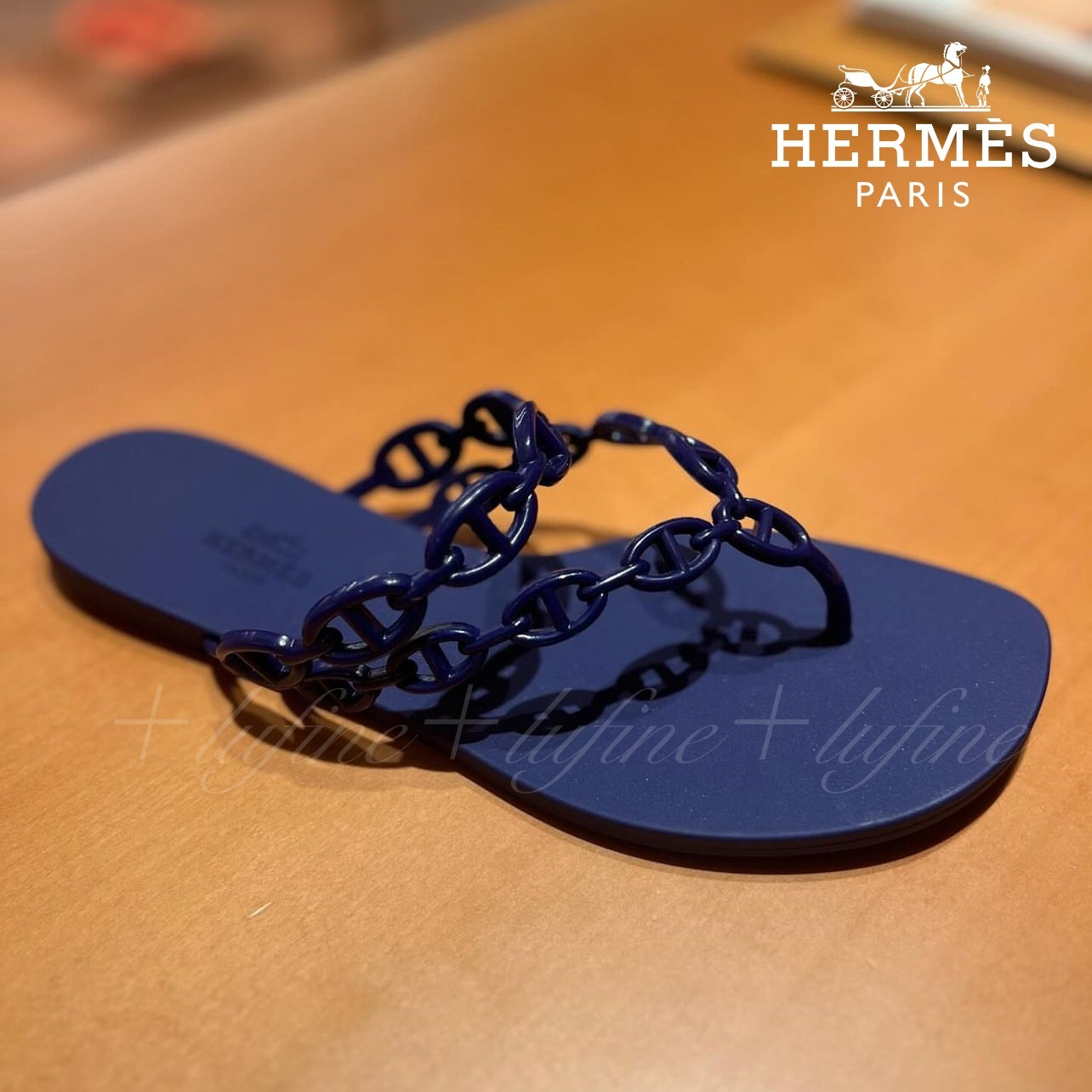 【新作】HERMES/エルメス サンダル アイランド シェーヌダンクル