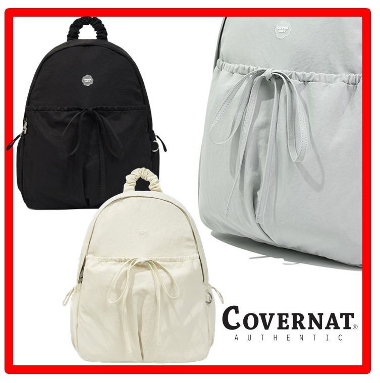☆人気☆【COVERNAT】☆Cloverheart shirring nylon backpac.k☆