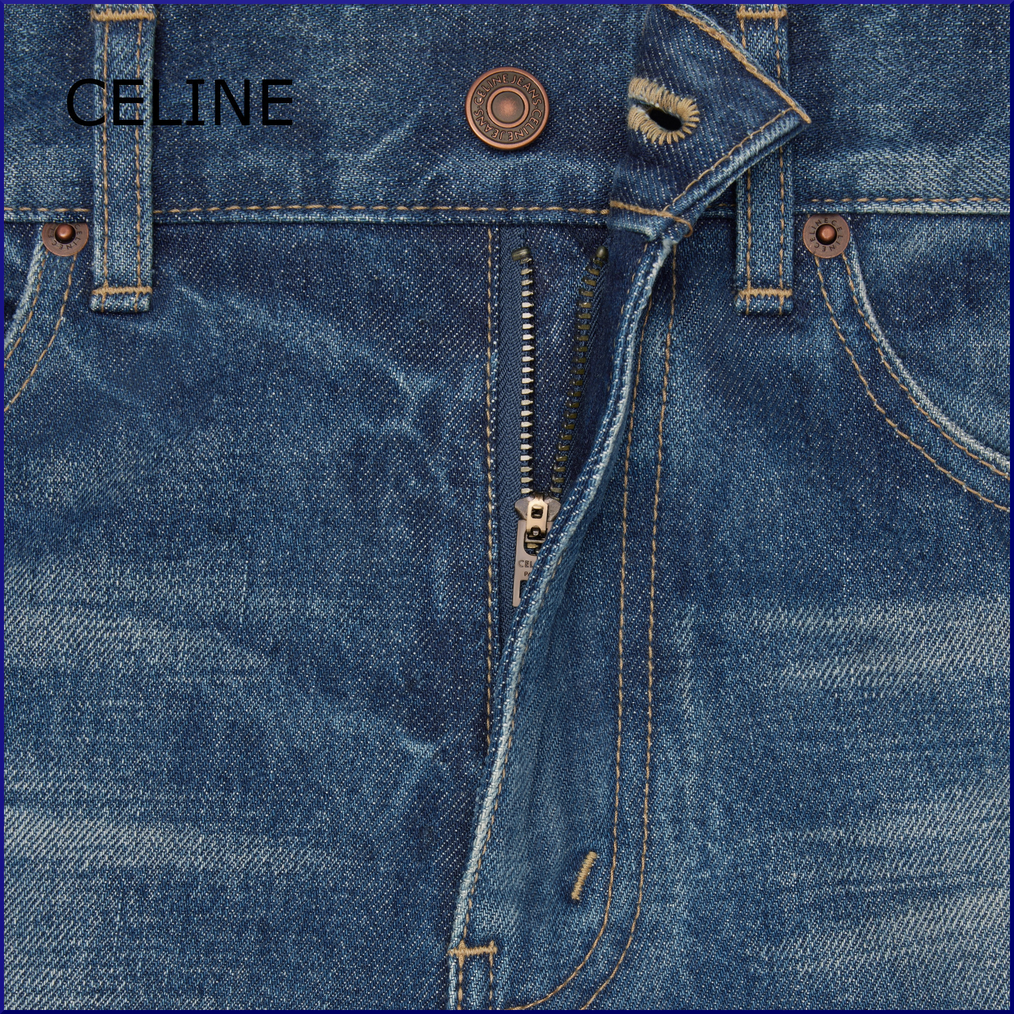 CELINE】キティ・ジーンズ ダークユニオンウォッシュデニム ボトムス