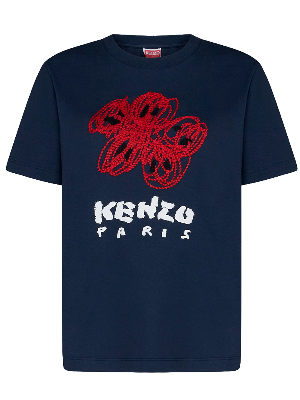 《KENZO》 FE5 5TS273 4SG 77 ドローイング バーシチー Tシャツ