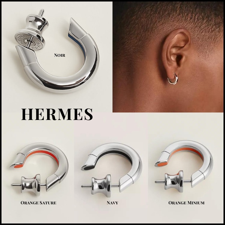 [HERMES]* Sabot *シングル ピアス