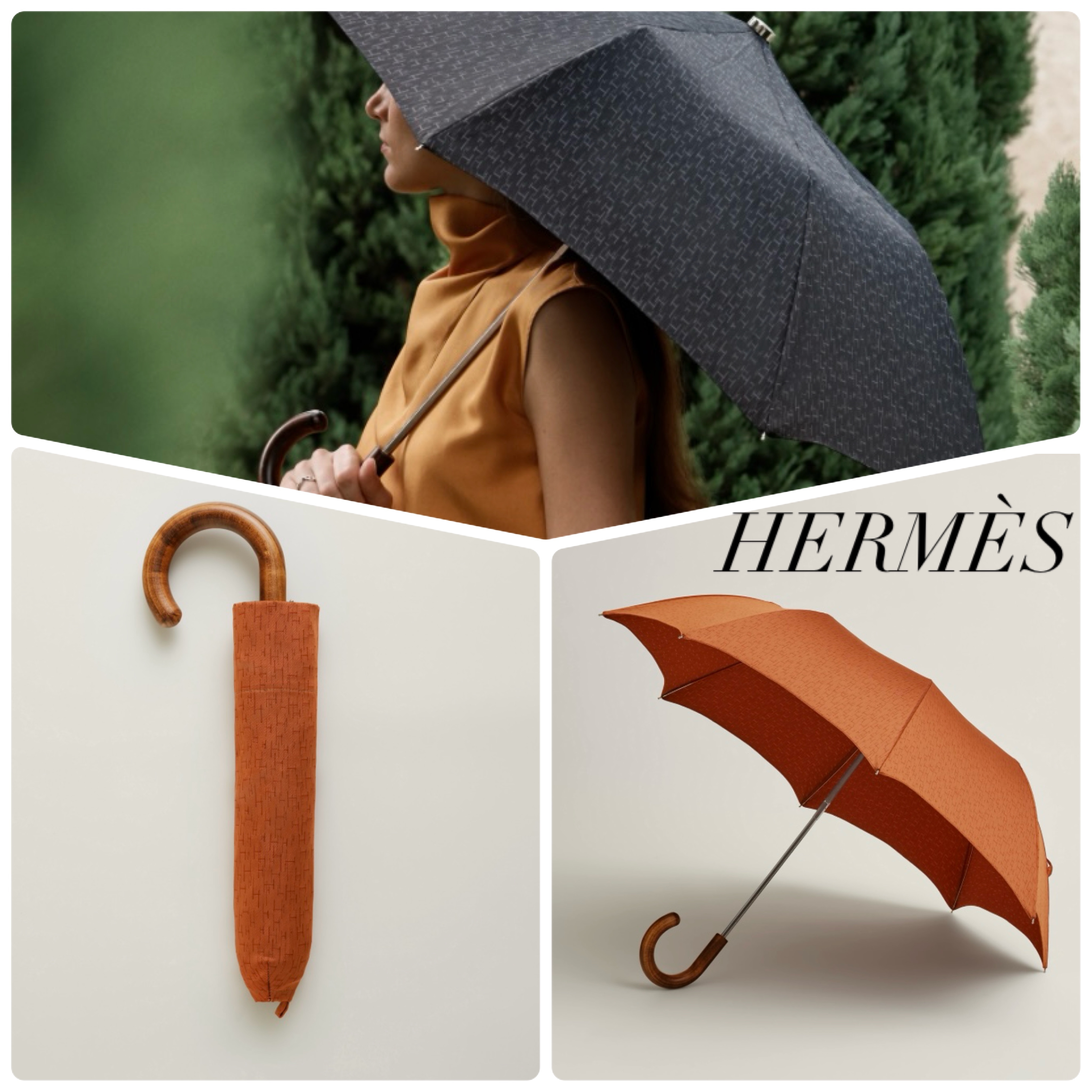 ギフトにも◎HERMES 折り畳み傘
