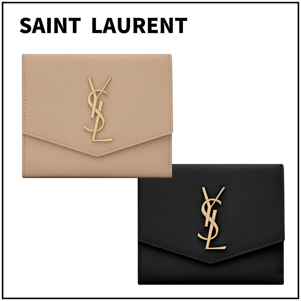 国内直営【SAINT LAURENT】コンパクトウォレット アップタウン