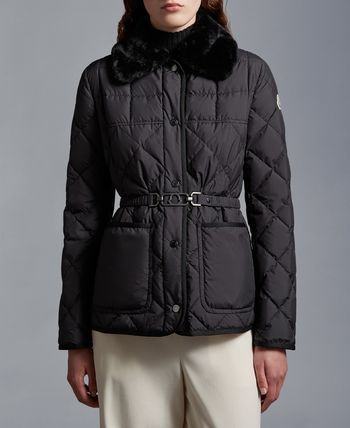 MONCLER ショートダウンジャケット お洒落なベルト Cygne
