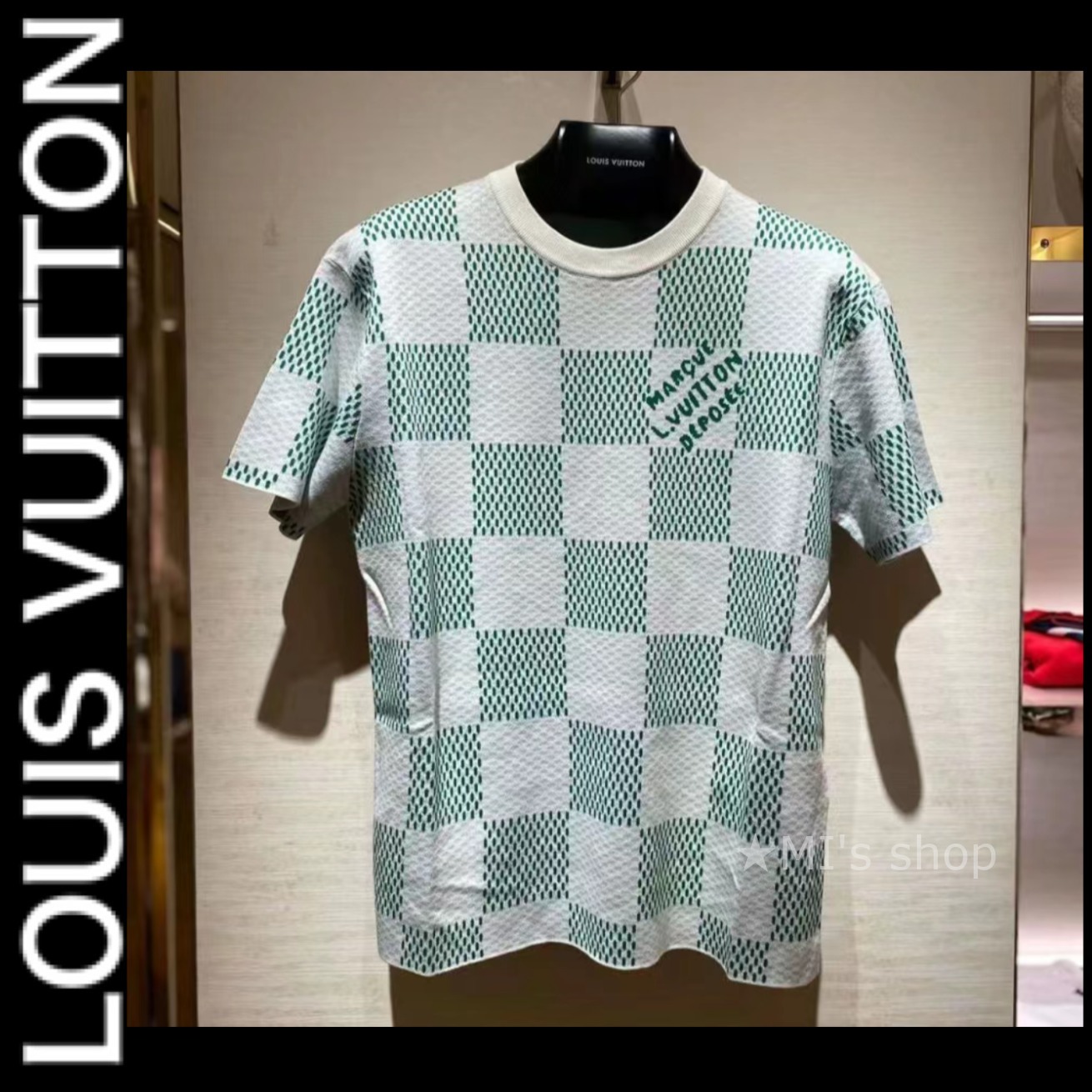 【24SS/カジュアルスタイルに◎/ダミエ】LouisVuitton Tシャツ
