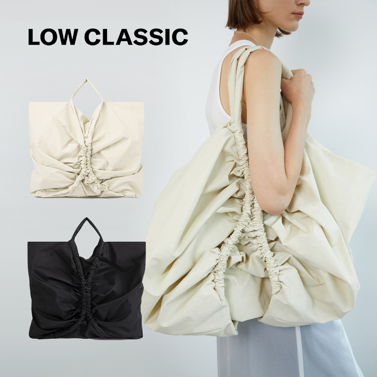 トートバッグ LOW CLASSIC : 24SS / BUTTERFLY BAG (2COLORS)