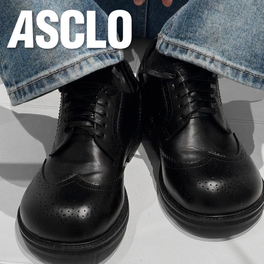 ローファー・オックスフォード ASCLO Classic Derby Shoes (2color)