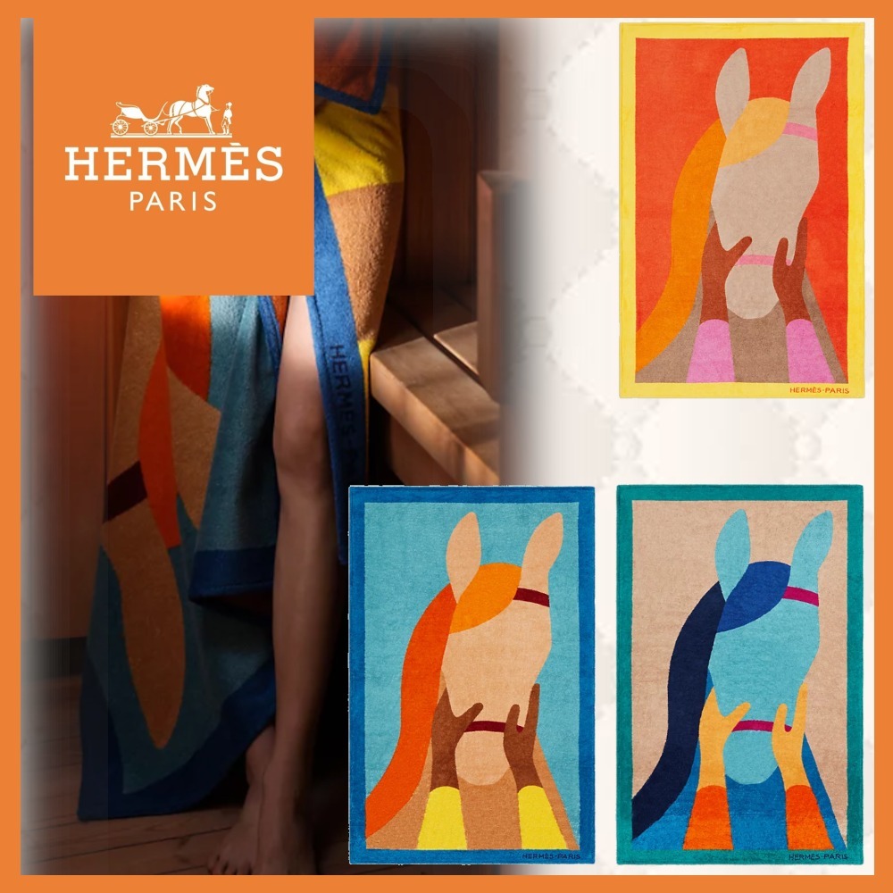 ＊エレガント＊【HERMES】ビーチタオル マイスウィートホース