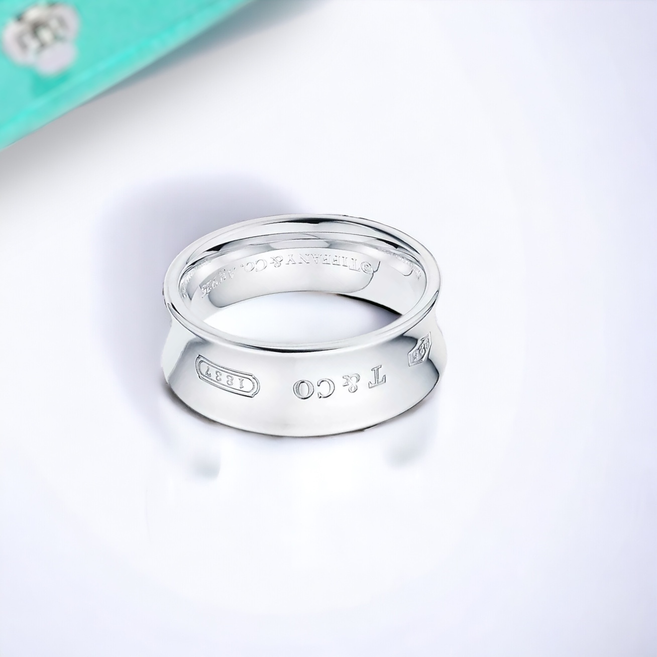 【Tiffany&Co】1837collection ☆Sterling silver Medium リング