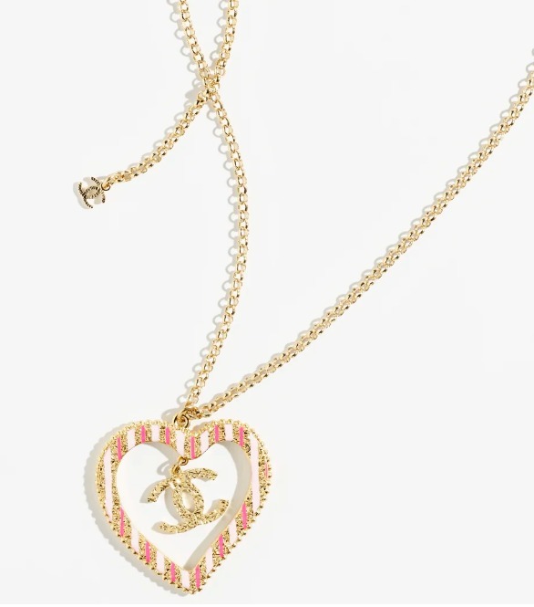 《24P★》CHANEL ペンダント ネックレス ハート CCロゴ
