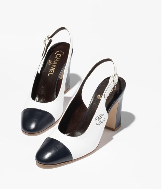 《シンプルに可愛く♪》 CHANEL スリングバック シューズ