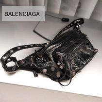 【BALENCIAGA】LE CAGOLE レザー ベルトバッグ ウエストポーチ